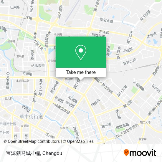 宝源驷马城-1幢 map