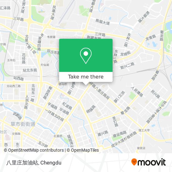 八里庄加油站 map