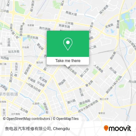 詹电器汽车维修有限公司 map
