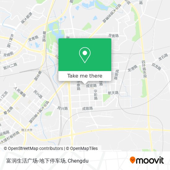 富润生活广场-地下停车场 map