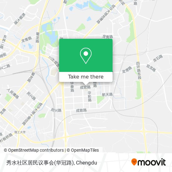 秀水社区居民议事会(华冠路) map