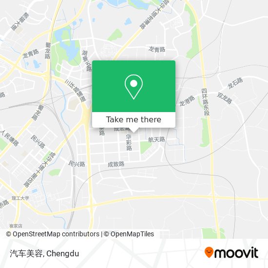 汽车美容 map