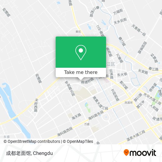 成都老面馆 map