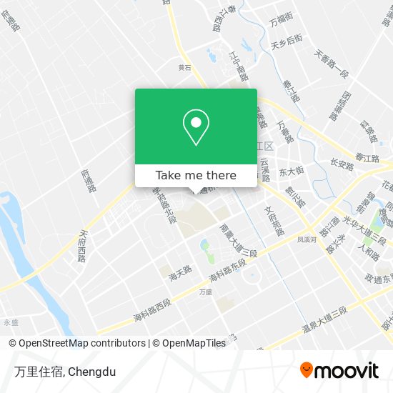 万里住宿 map
