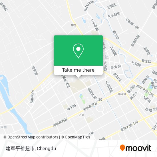 建军平价超市 map