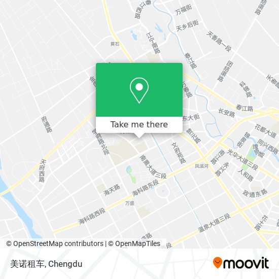 美诺租车 map