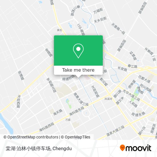 棠湖·泊林小镇停车场 map