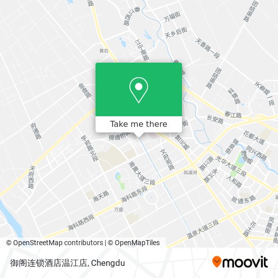 御阁连锁酒店温江店 map