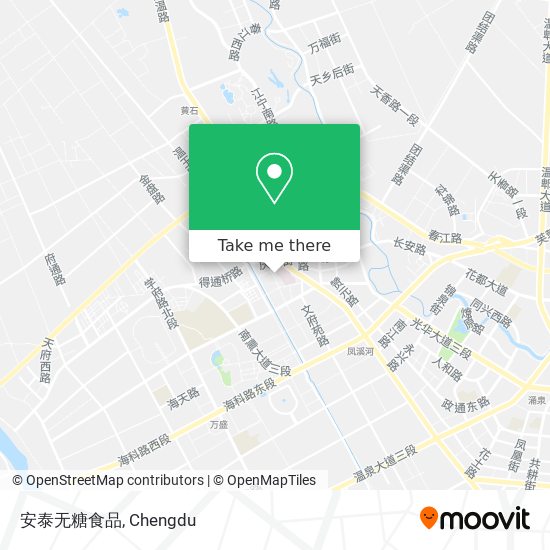 安泰无糖食品 map