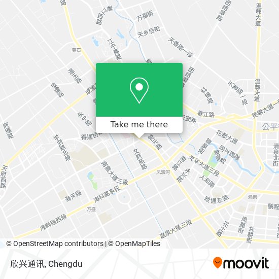 欣兴通讯 map