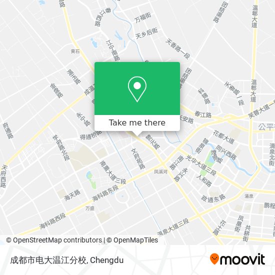 成都市电大温江分校 map