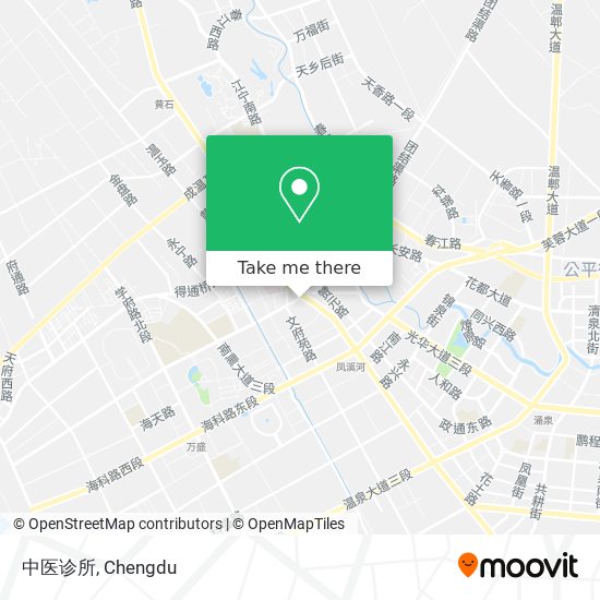 中医诊所 map