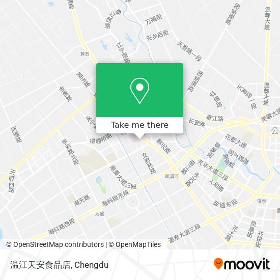 温江天安食品店 map