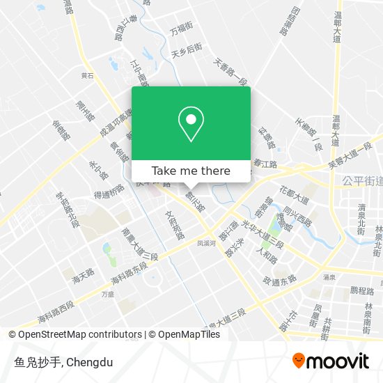 鱼凫抄手 map