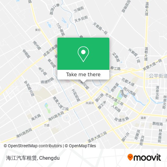 海江汽车租赁 map
