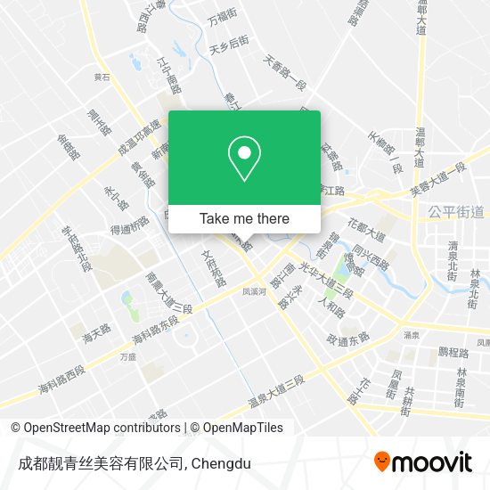 成都靓青丝美容有限公司 map