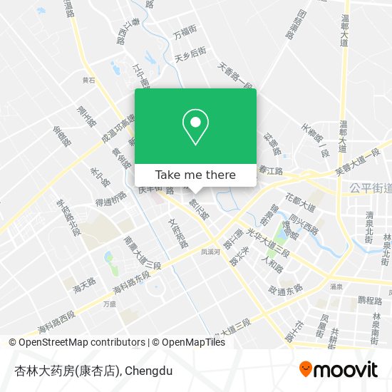 杏林大药房(康杏店) map