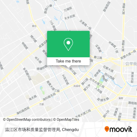 温江区市场和质量监督管理局 map