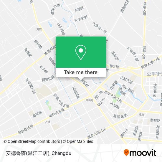安德鲁森(温江二店) map