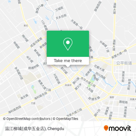 温江柳城(成华五金店) map