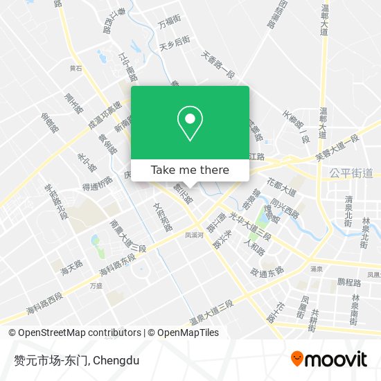 赞元市场-东门 map
