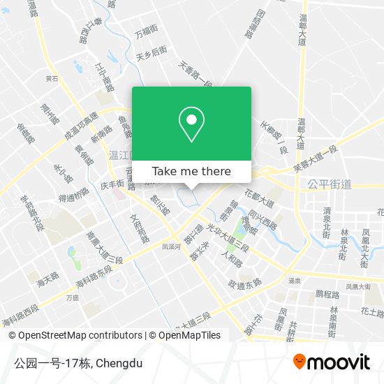 公园一号-17栋 map