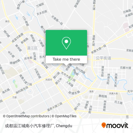 成都温江城南小汽车修理厂 map