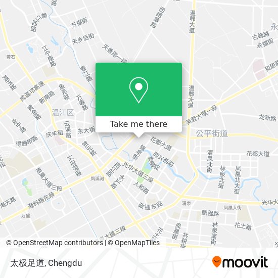 太极足道 map