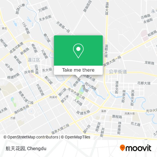 航天花园 map
