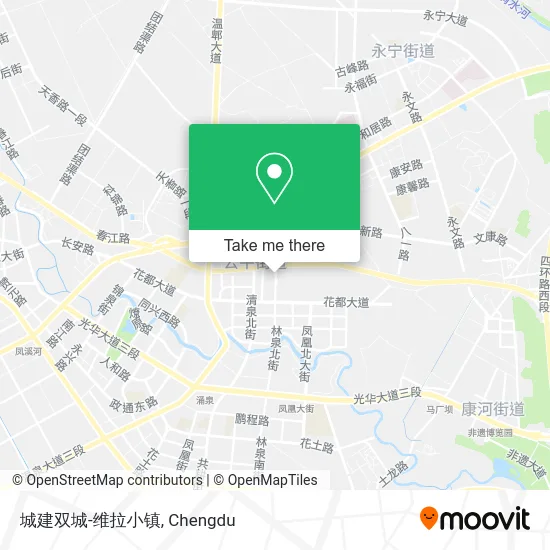 城建双城-维拉小镇 map