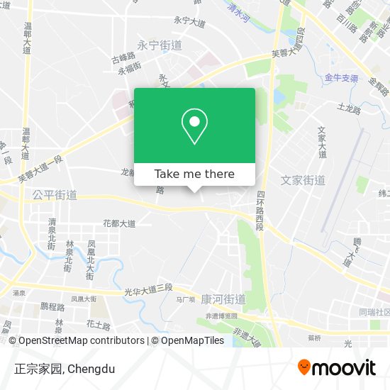 正宗家园 map