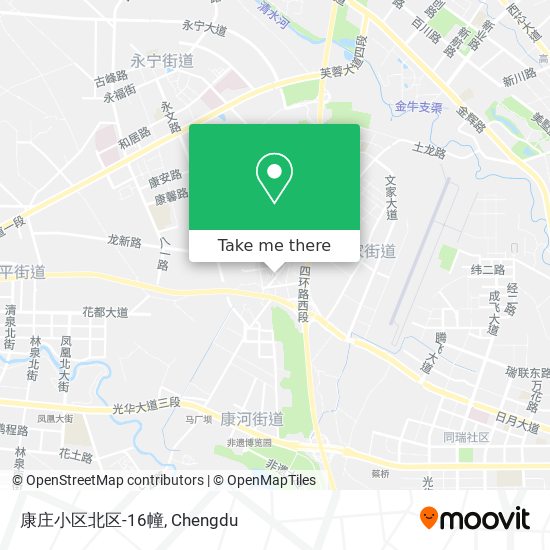 康庄小区北区-16幢 map