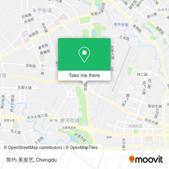 简约.美发艺 map