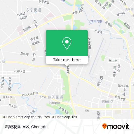 精诚花园-A区 map