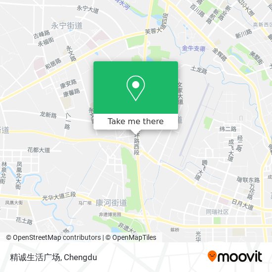 精诚生活广场 map
