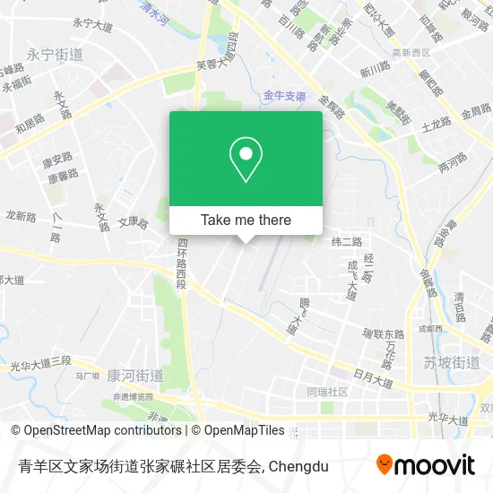 青羊区文家场街道张家碾社区居委会 map