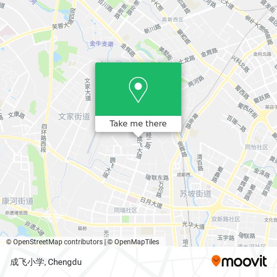 成飞小学 map