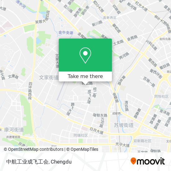中航工业成飞工会 map