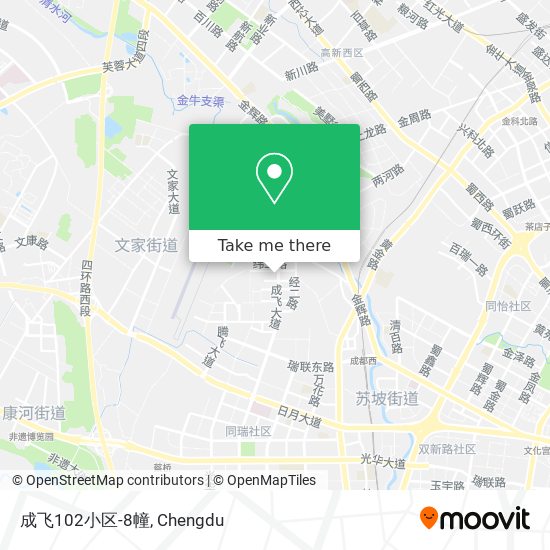 成飞102小区-8幢 map
