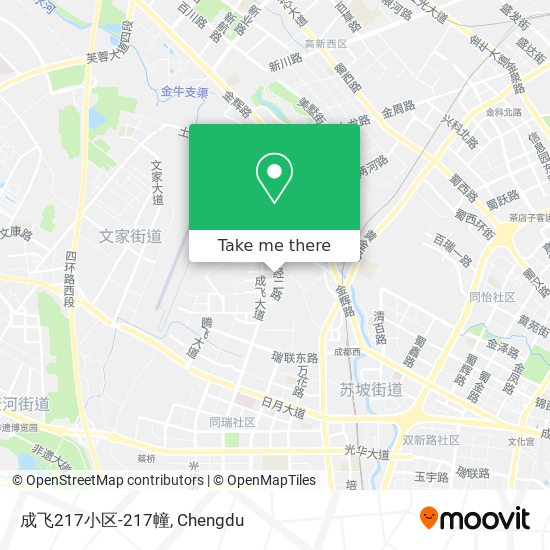 成飞217小区-217幢 map