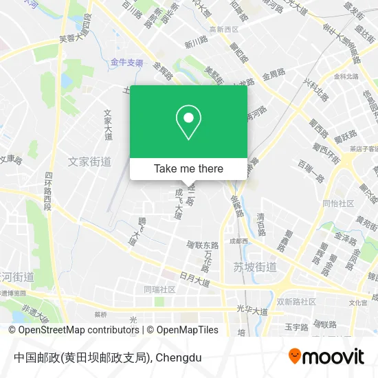 中国邮政(黄田坝邮政支局) map