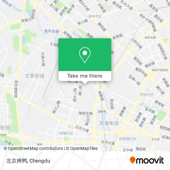 北京烤鸭 map