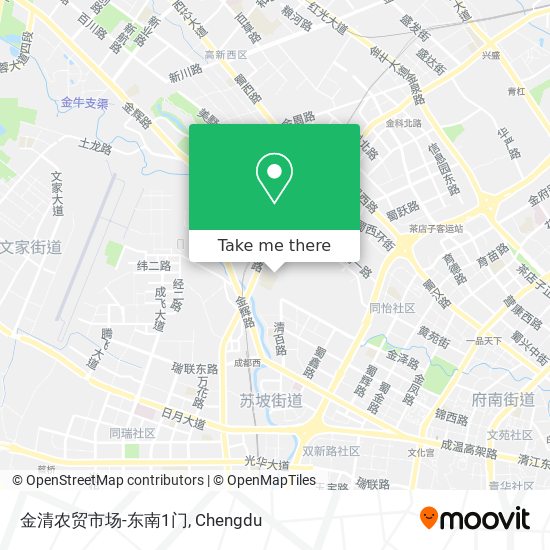金清农贸市场-东南1门 map