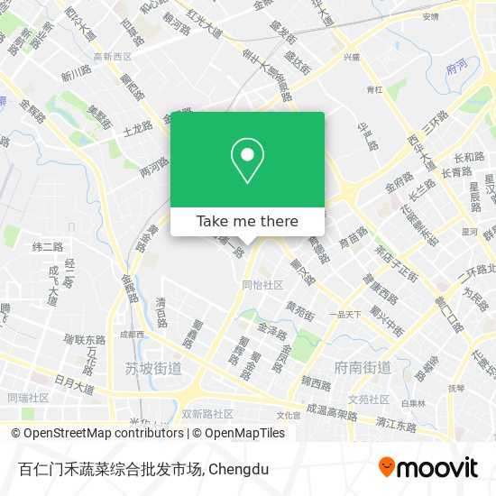 百仁门禾蔬菜综合批发市场 map