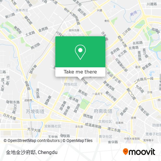 金地金沙府邸 map