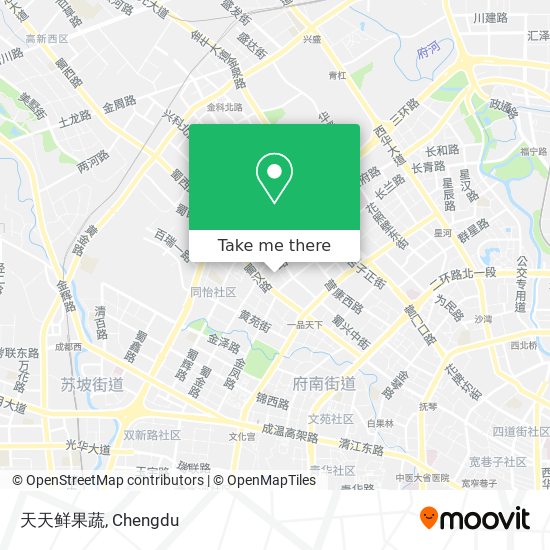 天天鲜果蔬 map