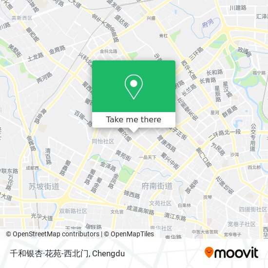 千和银杏·花苑-西北门 map
