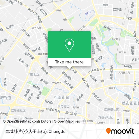 皇城肺片(茶店子南街) map