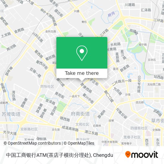 中国工商银行ATM(茶店子横街分理处) map