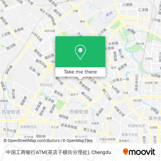 中国工商银行ATM(茶店子横街分理处) map
